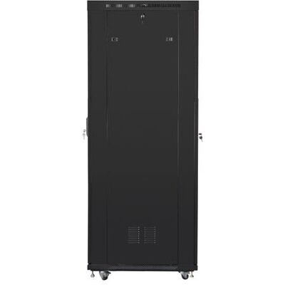 Lanberg 27U Stehendes Rack-Gehäuse Schwarz - Stahl-Serverrack mit Belüftung Lanberg 27U Stehendes Rack-Gehäuse Schwarz - Stahl-Serverrack mit Belüftung
