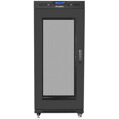 Armoire rack Lanberg 15U - Rails ajustables et portes verrouillables - Publicité Armoire rack Lanberg 15U - Rails ajustables et portes verrouillables - Publicité
