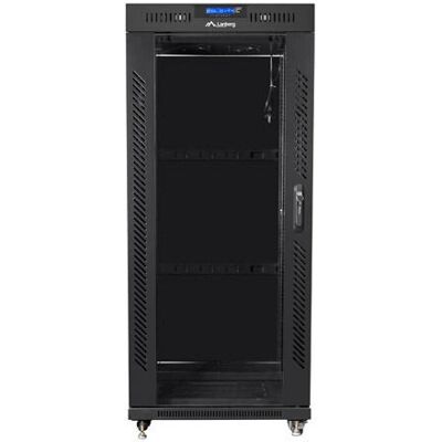 Armoire de rack Lanberg FF01-8822-12BL - 22U Autoportante Noir - Publicité Armoire de rack Lanberg FF01-8822-12BL - 22U Autoportante Noir - Publicité