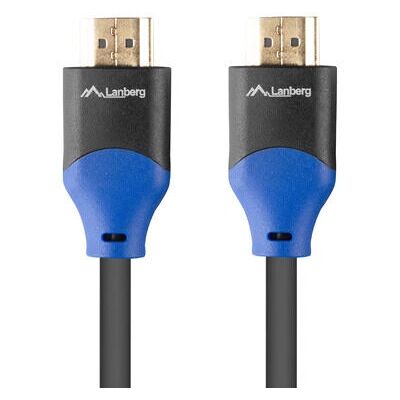 Lanberg 3m Premium High Speed HDMI Kaapeli - Type A (Standard) Musta Lanberg 3m Premium High Speed HDMI Kaapeli - Type A (Standard) Musta