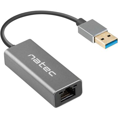 NATEC Cricket USB 3.0 Ethernet-Adapter - Schwarz NATEC Cricket USB 3.0 Ethernet-Adapter - Schwarz