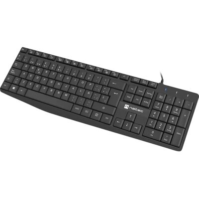 Teclado QWERTY Preto NATEC NKL-1948 - Acessórios de Computador Teclado QWERTY Preto NATEC NKL-1948 - Acessórios de Computador