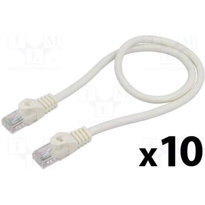 Lanberg - Koblingskabel Cat6 50cm U/UTP - Netzwerkkabel Lanberg - Koblingskabel Cat6 50cm U/UTP - Netzwerkkabel