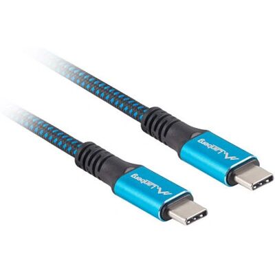 Lanberg USB-C Kabel 1,2m Svart - USB4 Gen 2x2 - 8K/30Hz - 100W Lanberg USB-C Kabel 1,2m Svart - USB4 Gen 2x2 - 8K/30Hz - 100W