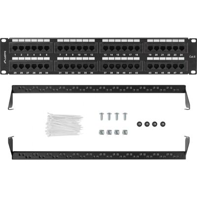 Lanberg PPU6-2048-B Rackpatchpanel - 48 Ports Lanberg PPU6-2048-B Rackpatchpanel - 48 Ports