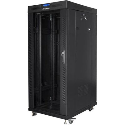 Lanberg FF01-8227-12BL 27U Rack-Kabinet - Schwarz Lanberg FF01-8227-12BL 27U Rack-Kabinet - Schwarz