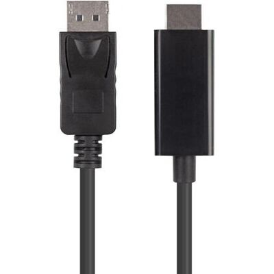 Câble DisplayPort à HDMI Lanberg CA-DPHD-11CC-0010-BK - Noir - 1m Câble DisplayPort à HDMI Lanberg CA-DPHD-11CC-0010-BK - Noir - 1m