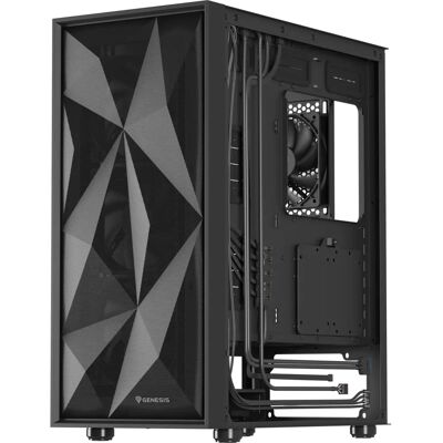 Genesis Diaxid 605F Średni Wieżowiec Czarny - Obudowa PC Obsługuje AIO 420 Genesis Diaxid 605F Średni Wieżowiec Czarny - Obudowa PC Obsługuje AIO 420