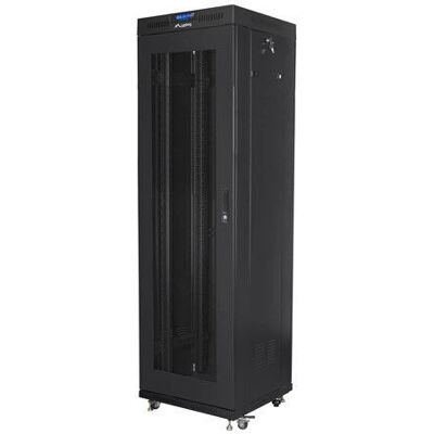 Lanberg 42U Rack Schrank Schwarz - Server Schrank 19" 600x600 Lanberg 42U Rack Schrank Schwarz - Server Schrank 19" 600x600