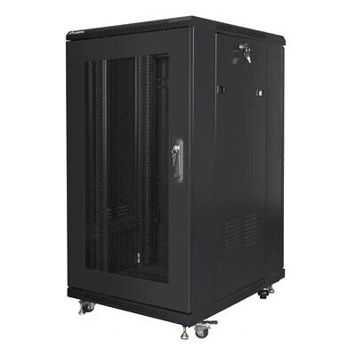 Armadio rack Lanberg 22U - Nero - Server 19" 600x800 - Confezione piatta Armadio rack Lanberg 22U - Nero - Server 19" 600x800 - Confezione piatta