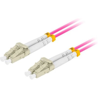 Lanberg Model FO-LULU-MD41-0030-VT - Kabel światłowodowy, 3m, LC/UPC, Fioletowy Lanberg Model FO-LULU-MD41-0030-VT - Kabel światłowodowy, 3m, LC/UPC, Fioletowy