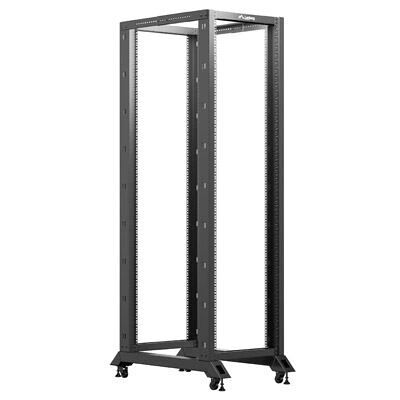 Armoire rack autoportante noire Lanberg 42U - Capacité 600kg - Publicité Armoire rack autoportante noire Lanberg 42U - Capacité 600kg - Publicité
