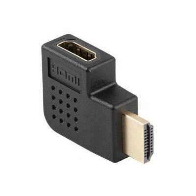 Adaptateur HDMI Lanberg AD-HDMI-05 4K - Mâle à Femelle, Angle Gauche - Publicité Adaptateur HDMI Lanberg AD-HDMI-05 4K - Mâle à Femelle, Angle Gauche - Publicité