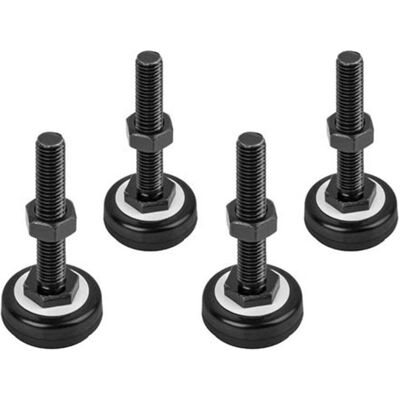 LANBERG Rack Füße Set - M10 Schwarz - Nivellierungsstützen für LANBERG Racks LANBERG Rack Füße Set - M10 Schwarz - Nivellierungsstützen für LANBERG Racks