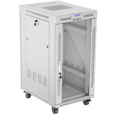 Lanberg 22U Rack-Schrank - Glastür, Lcd, Grau Lanberg 22U Rack-Schrank - Glastür, Lcd, Grau