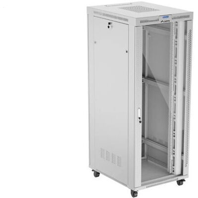 Lanberg FF01-8042-12SL Rack-Schrank - 42U, Grau, Glastür, 19" Lanberg FF01-8042-12SL Rack-Schrank - 42U, Grau, Glastür, 19"