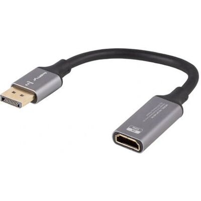 Lanberg Model AD-DP-HD-04 Adapter DisplayPort HDMI 0,2m Lanberg Model AD-DP-HD-04 Adapter DisplayPort HDMI 0,2m