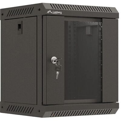 Lanberg WF11-3306-10B Wandmontiertes 6U Rack-Schrank - Rack Cabinet Lanberg WF11-3306-10B Wandmontiertes 6U Rack-Schrank - Rack Cabinet
