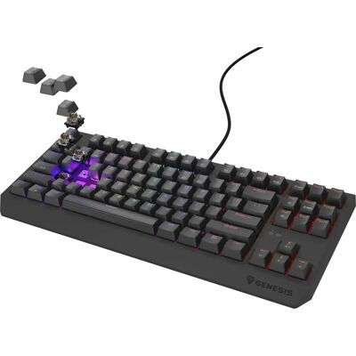 Genesis Thor 230 TKL Mechanisch Gaming Toetsenbord - Zwart Genesis Thor 230 TKL Mechanisch Gaming Toetsenbord - Zwart