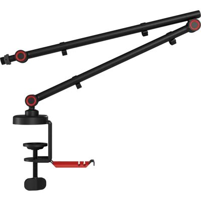 Suporte de microfone Genesis NGM-2156 - Braço ajustável, Preto, Aço Suporte de microfone Genesis NGM-2156 - Braço ajustável, Preto, Aço