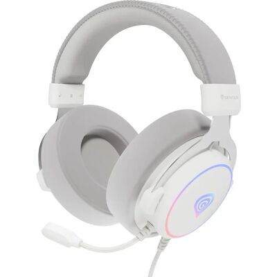 Słuchawki gamingowe Genesis Neon 764 - Z mikrofonem - Białe Słuchawki gamingowe Genesis Neon 764 - Z mikrofonem - Białe