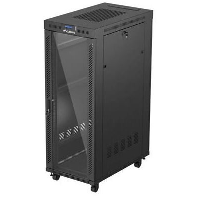 Armoire rack Lanberg FF01-6032-12BL - 32U, Noir, Porte en verre - Publicité Armoire rack Lanberg FF01-6032-12BL - 32U, Noir, Porte en verre - Publicité