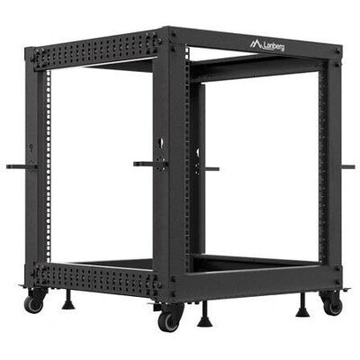 Lanberg 12U Freistehendes Rack-Gehäuse - Schwarz Lanberg 12U Freistehendes Rack-Gehäuse - Schwarz