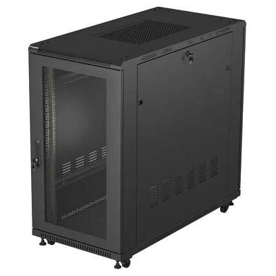 Lanberg FF01-6222-23B 22U Rack-Schrank - Schwarz Lanberg FF01-6222-23B 22U Rack-Schrank - Schwarz