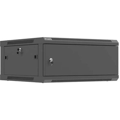 Lanberg WF01-6604-00B Wandmontierter Rack-Schrank - 4U Server Rack Lanberg WF01-6604-00B Wandmontierter Rack-Schrank - 4U Server Rack