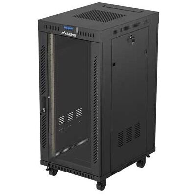 Lanberg Rack Sektions FF01-6824-12BL 24U 600mm IP20 Schwarz Lanberg Rack Sektions FF01-6824-12BL 24U 600mm IP20 Schwarz