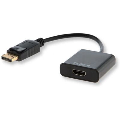 Savio CL-55 Adapter kabla wideo - 0,2 m DisplayPort HDMI Czarny Savio CL-55 Adapter kabla wideo - 0,2 m DisplayPort HDMI Czarny