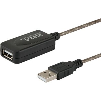Câble USB Savio CL-76 - 5m - Noir - Extension USB 2.0 Câble USB Savio CL-76 - 5m - Noir - Extension USB 2.0
