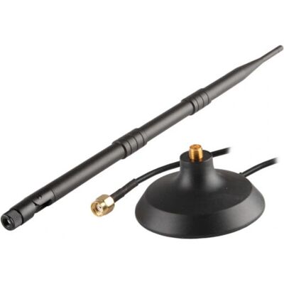 Savio AK-05 Omnidirektionale WiFi-Antenne - 12 dBi Savio AK-05 Omnidirektionale WiFi-Antenne - 12 dBi