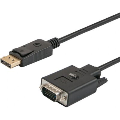 Savio CL-92 Video Kabel-Adapter - 1,8m - DisplayPort VGA Savio CL-92 Video Kabel-Adapter - 1,8m - DisplayPort VGA