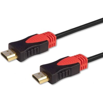 Savio CL-95 HDMI-Kabel - 1,5 m - Schwarz Rot - HDMI Typ A Savio CL-95 HDMI-Kabel - 1,5 m - Schwarz Rot - HDMI Typ A