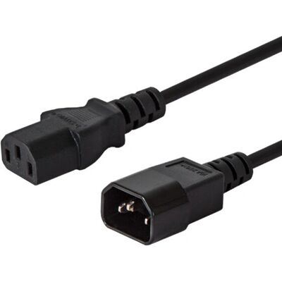 Savio CL-99 Stromkabel - Schwarz - 1,2 m - C13 C14 Savio CL-99 Stromkabel - Schwarz - 1,2 m - C13 C14