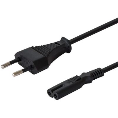 Savio CL-100 Stromkabel - IEC C7 - 1,8 m - Schwarz Savio CL-100 Stromkabel - IEC C7 - 1,8 m - Schwarz