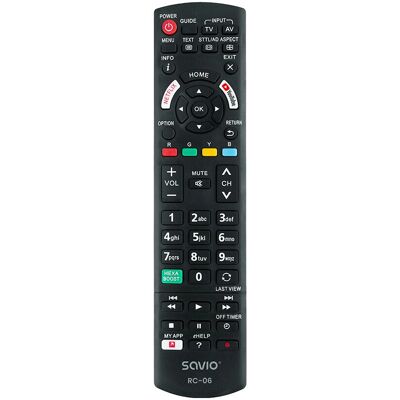 Savio RC-06 Universale Fernbedienung für Panasonic TV Savio RC-06 Universale Fernbedienung für Panasonic TV