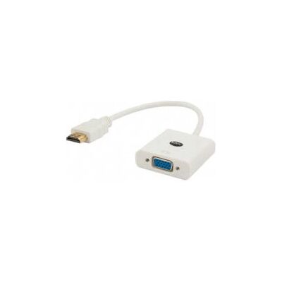 Adaptateur de câble vidéo Savio CL-27B - HDMI à VGA, 0,1 m, Blanc - Publicité Adaptateur de câble vidéo Savio CL-27B - HDMI à VGA, 0,1 m, Blanc - Publicité