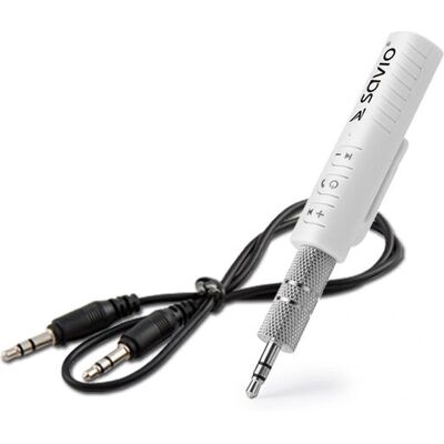 Savio TR-11 Bluetooth-Adapter - 15m Reichweite, Weiß Savio TR-11 Bluetooth-Adapter - 15m Reichweite, Weiß