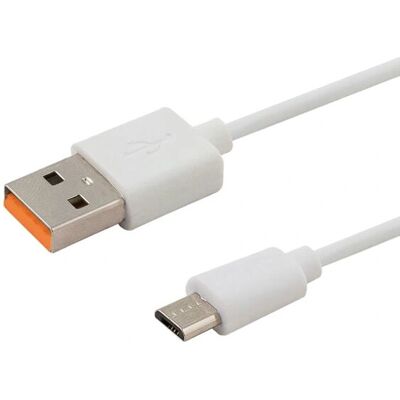 Câble USB SAVIO CL-127 - Micro-USB B - 1m - Blanc - Publicité Câble USB SAVIO CL-127 - Micro-USB B - 1m - Blanc - Publicité