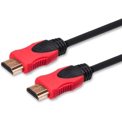 Savio CL-141 HDMI Kabel - 10m, Schwarz/Rot, 4K, Goldbeschichtet Savio CL-141 HDMI Kabel - 10m, Schwarz/Rot, 4K, Goldbeschichtet