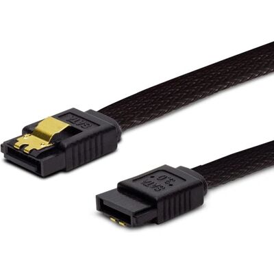 Savio - GAK-06 - 50 cm - Schwarz - SATA Kabel Savio - GAK-06 - 50 cm - Schwarz - SATA Kabel