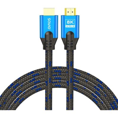 Kabel HDMI wysokiej prędkości Savio 3m - Typ A (Standard) - Obsługuje 8K Kabel HDMI wysokiej prędkości Savio 3m - Typ A (Standard) - Obsługuje 8K