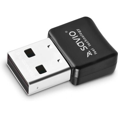 Savio BT-050 Bluetooth-Adapter - Bluetooth 5.0 LE - USB 2.0 - Schwarz Savio BT-050 Bluetooth-Adapter - Bluetooth 5.0 LE - USB 2.0 - Schwarz