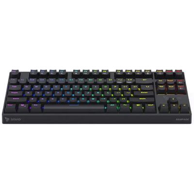 Savio Rampage Outemu Ruda Mechanische Tastatur, Anti-Ghosting, RGB, Schwarz Savio Rampage Outemu Ruda Mechanische Tastatur, Anti-Ghosting, RGB, Schwarz