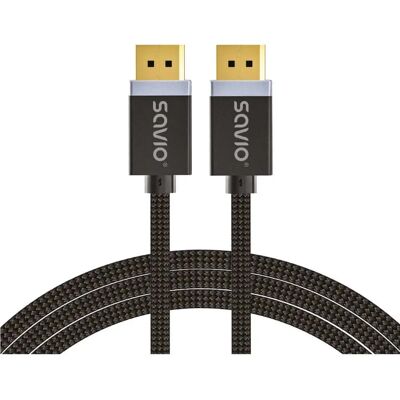 Savio CL-166 2m DisplayPort Kabel - DisplayPort Savio CL-166 2m DisplayPort Kabel - DisplayPort