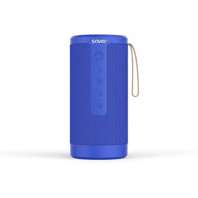 Savio BS-031 Tragbarer Bluetooth-Lautsprecher - Stereo, 10W, Blau Savio BS-031 Tragbarer Bluetooth-Lautsprecher - Stereo, 10W, Blau