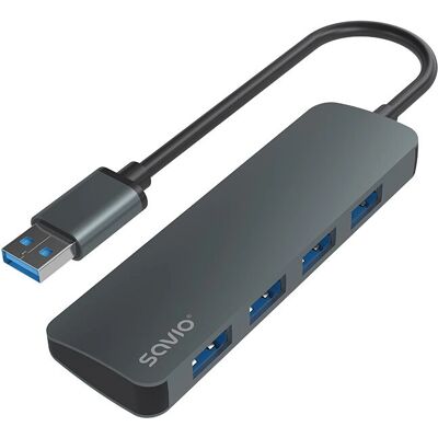 Savio Hub 4 x USB-A 3.1 Gen 1 AK-53 - USB-Hub Savio Hub 4 x USB-A 3.1 Gen 1 AK-53 - USB-Hub