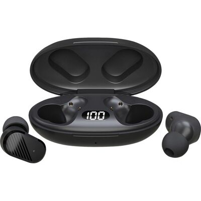 Savio TWS-10 Kabellose Kopfhörer - True Wireless Stereo Headset Savio TWS-10 Kabellose Kopfhörer - True Wireless Stereo Headset